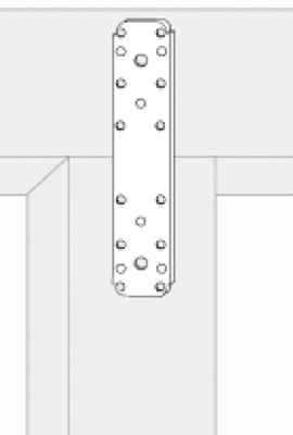Roof thin plate connector 2